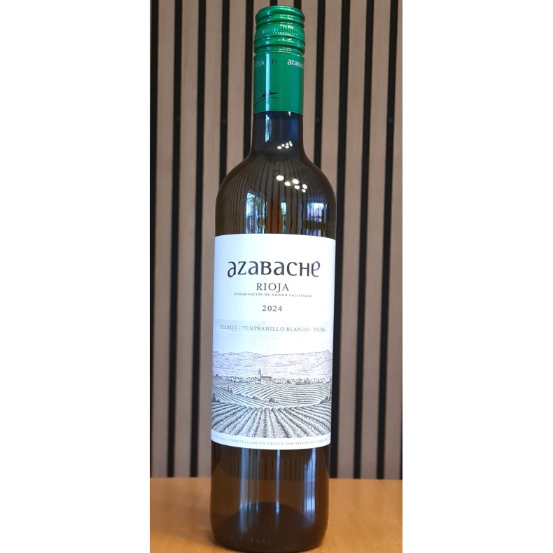Azabache Blanco ny pikant druesammenstning domineret af Verdejo. Skn og liflig  Kun 59.- v/ 6 fl.