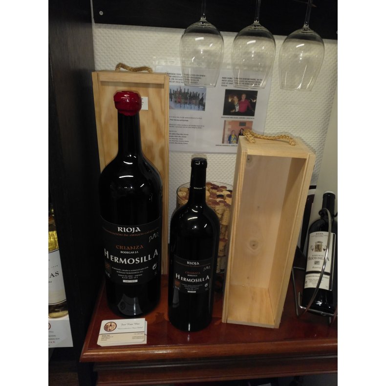 Hermosilla Crianza Magnum 2018 I Gavekarton PRISKUP 